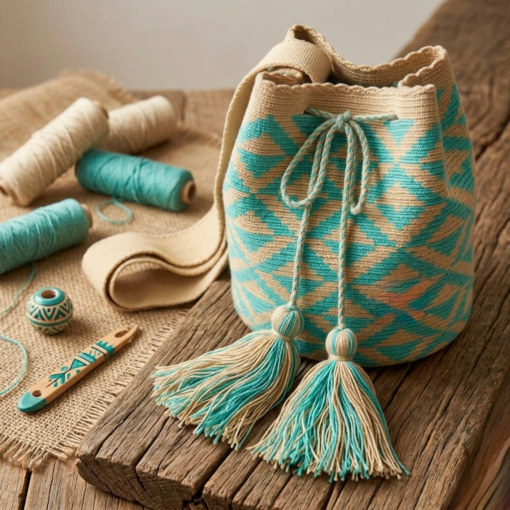 Borsa Wayuu Orizzonte Sereno